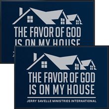 Picture of Doormat - The Favor Of God Is On My House x2